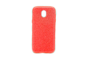 Maska za Samsung Galaxy A7 2018 — TPU Sparkly Shine, red