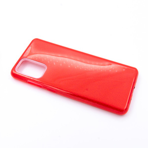Maska za Samsung Galaxy S20 Plus — TPU Sparkly Shine, red