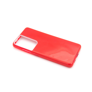 Maska za Samsung Galaxy S21 Ultra — TPU Sparkly Shine, red