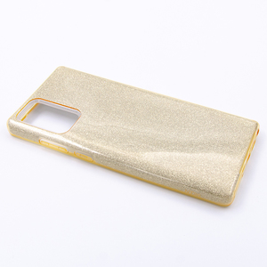 Maska za Samsung Galaxy Note 20 — TPU Sparkly Shine, gold