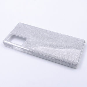 Maska za Samsung Galaxy Note 20 — TPU Sparkly Shine, silver