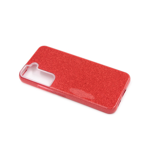 Maska za Samsung Galaxy S22 Plus — TPU Sparkly Shine, red