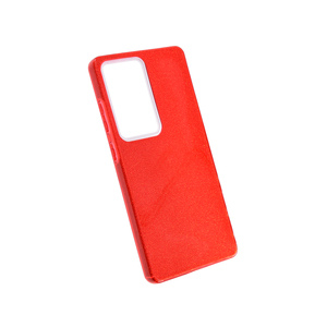 Maska za Samsung Galaxy S25 Ultra — TPU Sparkly Shine, red