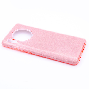 Maska za Huawei Mate 30 — TPU Sparkly Shine, pink