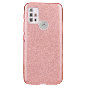 Maska za Motorola Moto G10 — TPU Sparkly Shine G10/G30/G20, pink