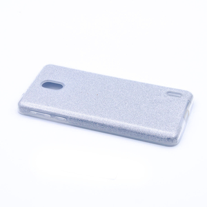 Maska za Nokia 1 Plus — TPU Sparkly Shine, silver