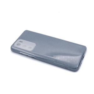 Maska za Motorola Moto One Vision — TPU Sparkly Shine P40, gray