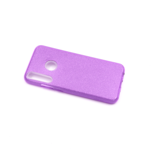 Maska za Motorola Moto One Vision — TPU Sparkly Shine P40 Lite E/Y7p purple
