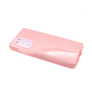 Maska za Motorola Moto One Vision — TPU Sparkly Shine P40, pink