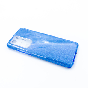 Maska za Motorola Moto One Vision — TPU Sparkly Shine P40 Pro, blue