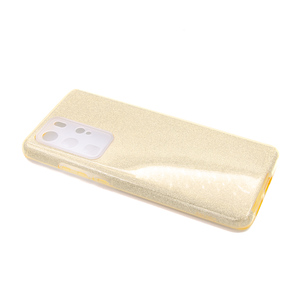 Maska za Motorola Moto One Vision — TPU Sparkly Shine P40 Pro, gold