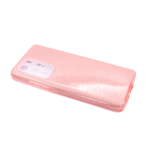 Maska za Motorola Moto One Vision — TPU Sparkly Shine P40 Pro, pink