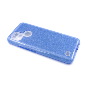 Maska za Realme C21 — TPU Sparkly Shine, blue