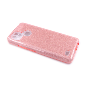 Maska za Realme C21 — TPU Sparkly Shine, pink