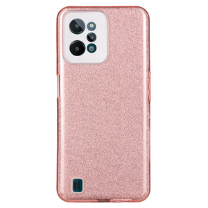 Maska za Realme C31 — TPU Sparkly Shine, pink