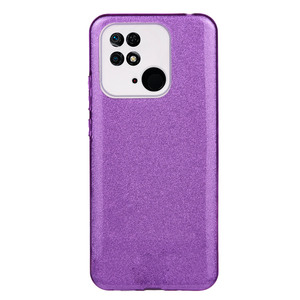 Maska za Xiaomi Redmi 10C — TPU Sparkly Shine purple