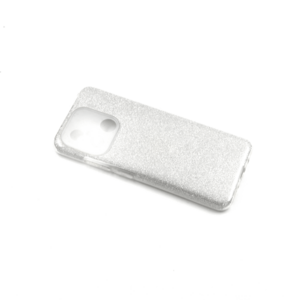 Maska za Xiaomi Redmi 12C — TPU Sparkly Shine, silver