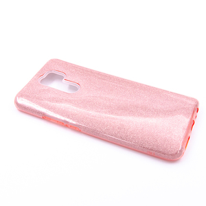 Maska za Xiaomi Redmi 9 — TPU Sparkly Shine, pink