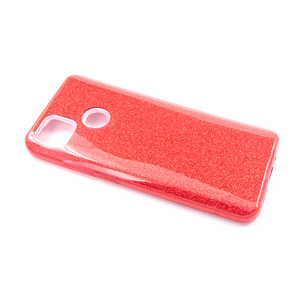 Maska za Xiaomi Redmi 9C — TPU Sparkly Shine, red