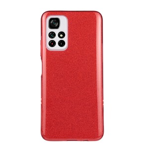 Maska za Samsung — TPU Sparkly Shine Redmi Note 11T 5G/Poco M4 Pro, red