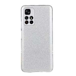 Maska za Samsung — TPU Sparkly Shine Redmi Note 11T 5G/Poco M4 Pro, silver