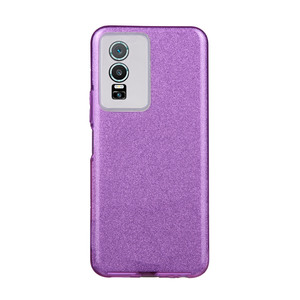 Maska za Vivo Y76 5G — TPU Sparkly Shine purple