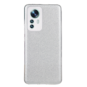 Maska za Xiaomi 12 Pro — TPU Sparkly Shine, silver