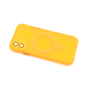 Maska za Apple iPhone 11 — TPU Trans-Color Magsafe, narandzasta