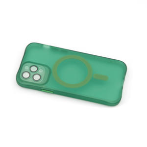 Maska za Apple iPhone 12 Pro — TPU Trans-Color Magsafe, zelena