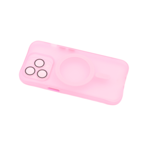 Maska za Apple iPhone 13 Pro — TPU Trans-Color Magsafe, roza