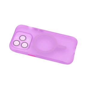 Maska za Apple iPhone 14 Pro — TPU Trans-Color Magsafe, ljubicasta