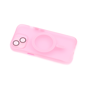 Maska za Apple iPhone 15 Plus — TPU Trans-Color Magsafe, roza