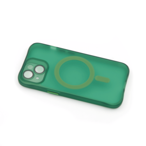 Maska za Apple iPhone 15 Plus — TPU Trans-Color Magsafe, zelena