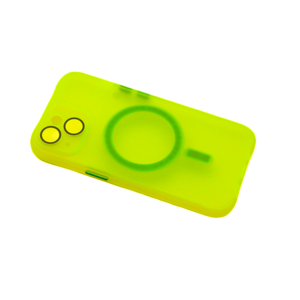 Maska za Apple iPhone 15 Plus — TPU Trans-Color Magsafe, zuta
