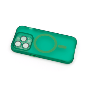 Maska za Apple iPhone 15 Pro — TPU Trans-Color Magsafe, zelena