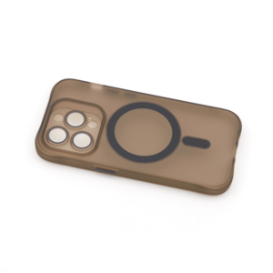 Maska za Apple iPhone 15 Pro Max — TPU Trans-Color Magsafe, crna
