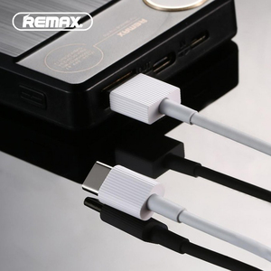 Kabl — USB Data Cable Remax RC-120a Type-C beli 0,3m