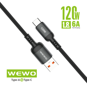 Kabl — USB Data Cable Wewo CA-18 textile Fast 120W/6A Type