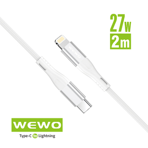 Kabl — USB Data Cable Wewo CA-49 textile Fast PD 27W/3A