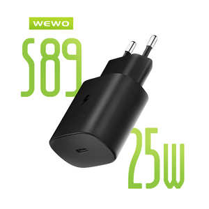 Punjač — Wewo S89 Super Fast PD Type-C 25W/3A, crni