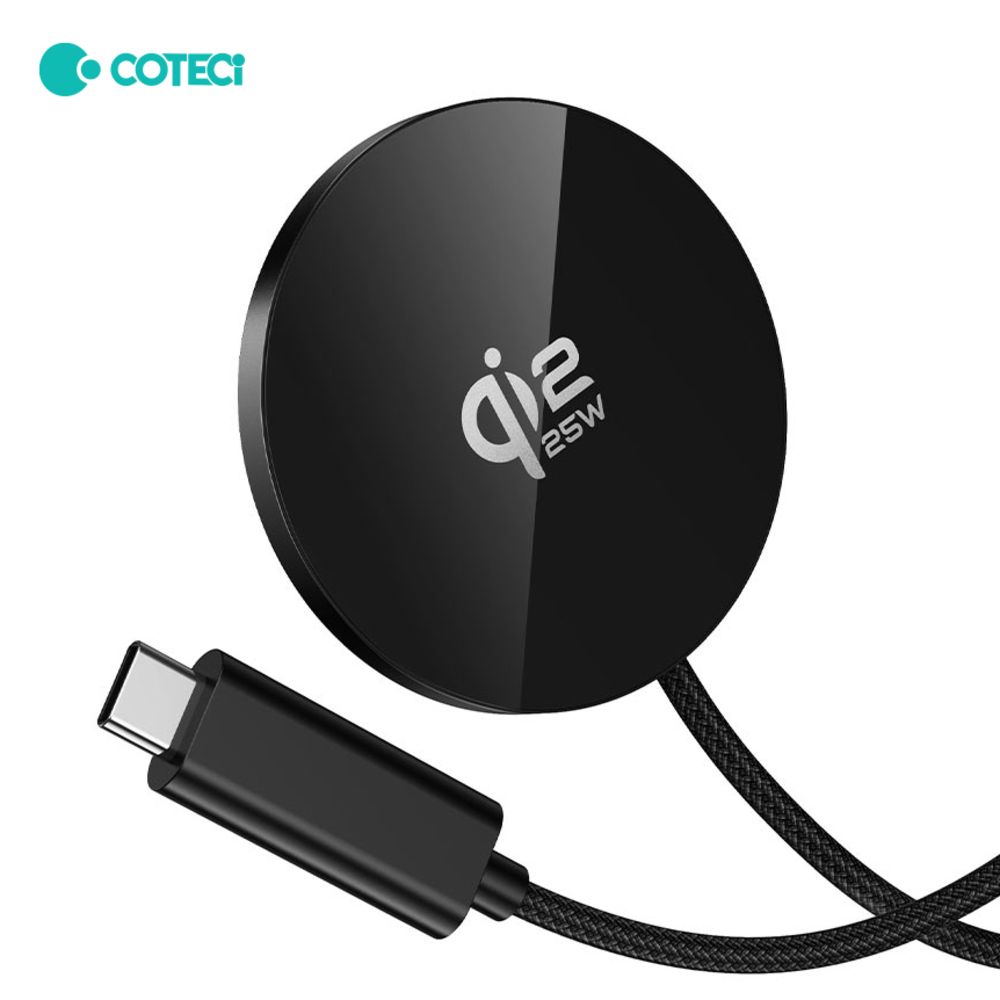 Punjač za Nokia 150 — Wireless magnetic Coteci iH-150 Qi2.2 25W, crni