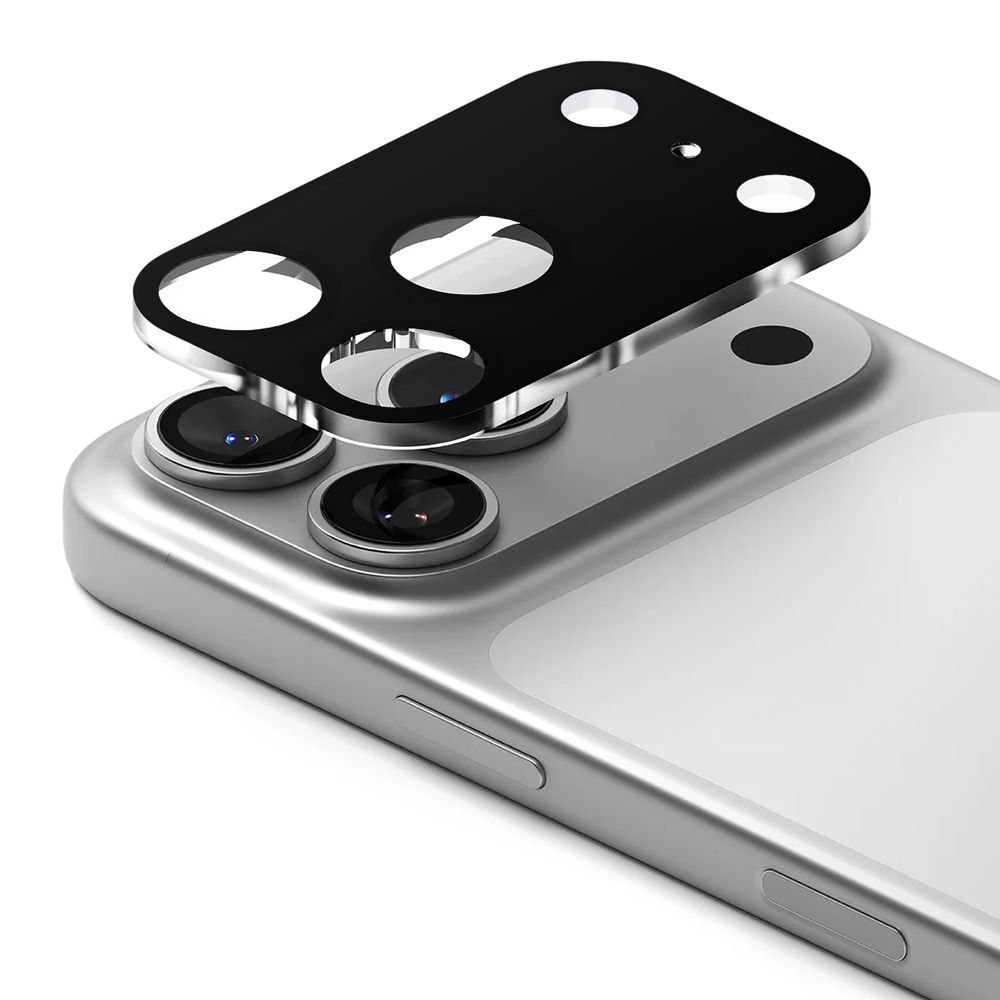 Zaštitno staklo za Apple iPhone 17 Pro — Zastita kamere 3D Full Cover, crna