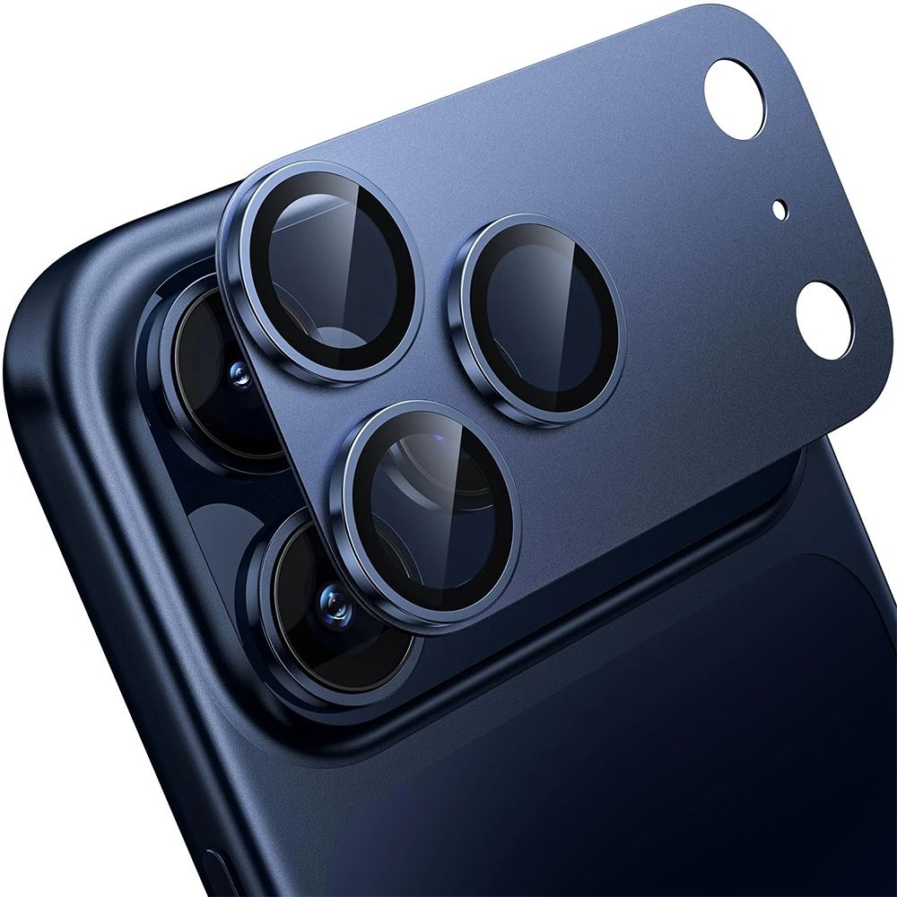 Zaštitno staklo za Apple iPhone 17 Pro Max — Zastita kamere Full Cover, plava