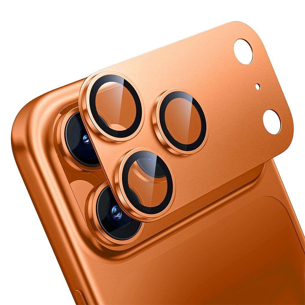 Zaštitno staklo za Apple iPhone 17 Pro — Zastita kamere Full Cover, narandzasta