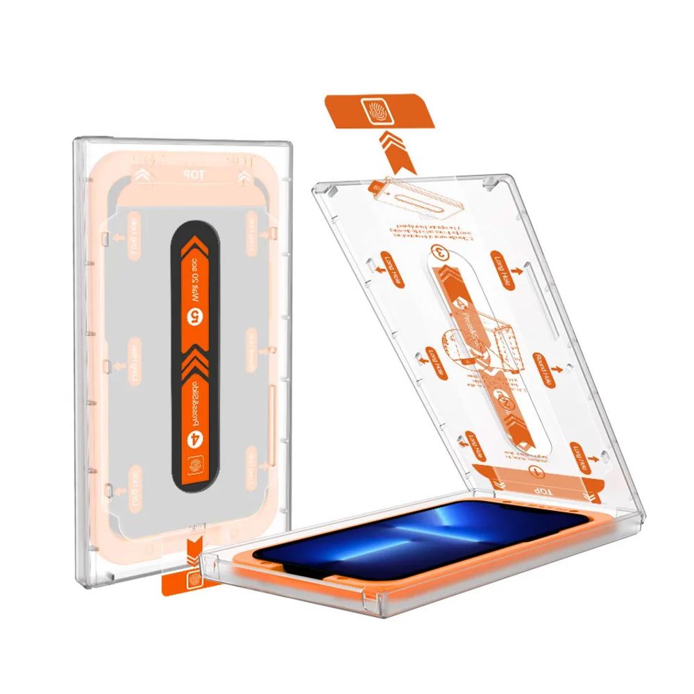 Zaštitno staklo za Apple iPhone 13 mini — Tempered glass 2.5D dust free Box, crni