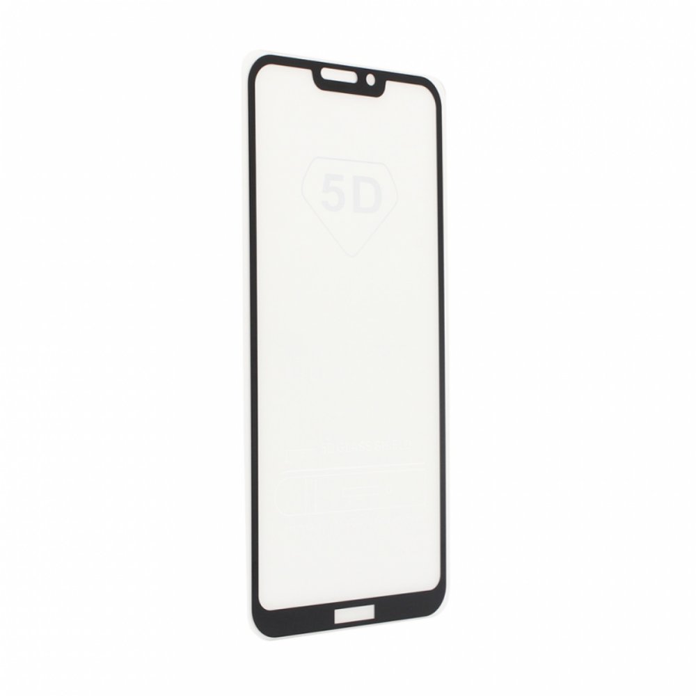 Zaštitno staklo za Honor 8C — Tempered glass 2.5D full glue, crni