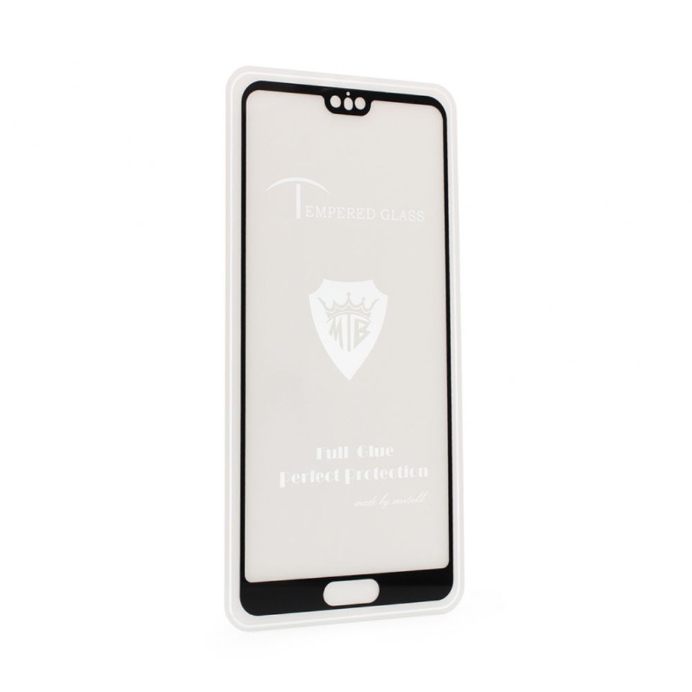 Zaštitno staklo za Huawei P20 — Tempered glass 2.5D full glue, crni