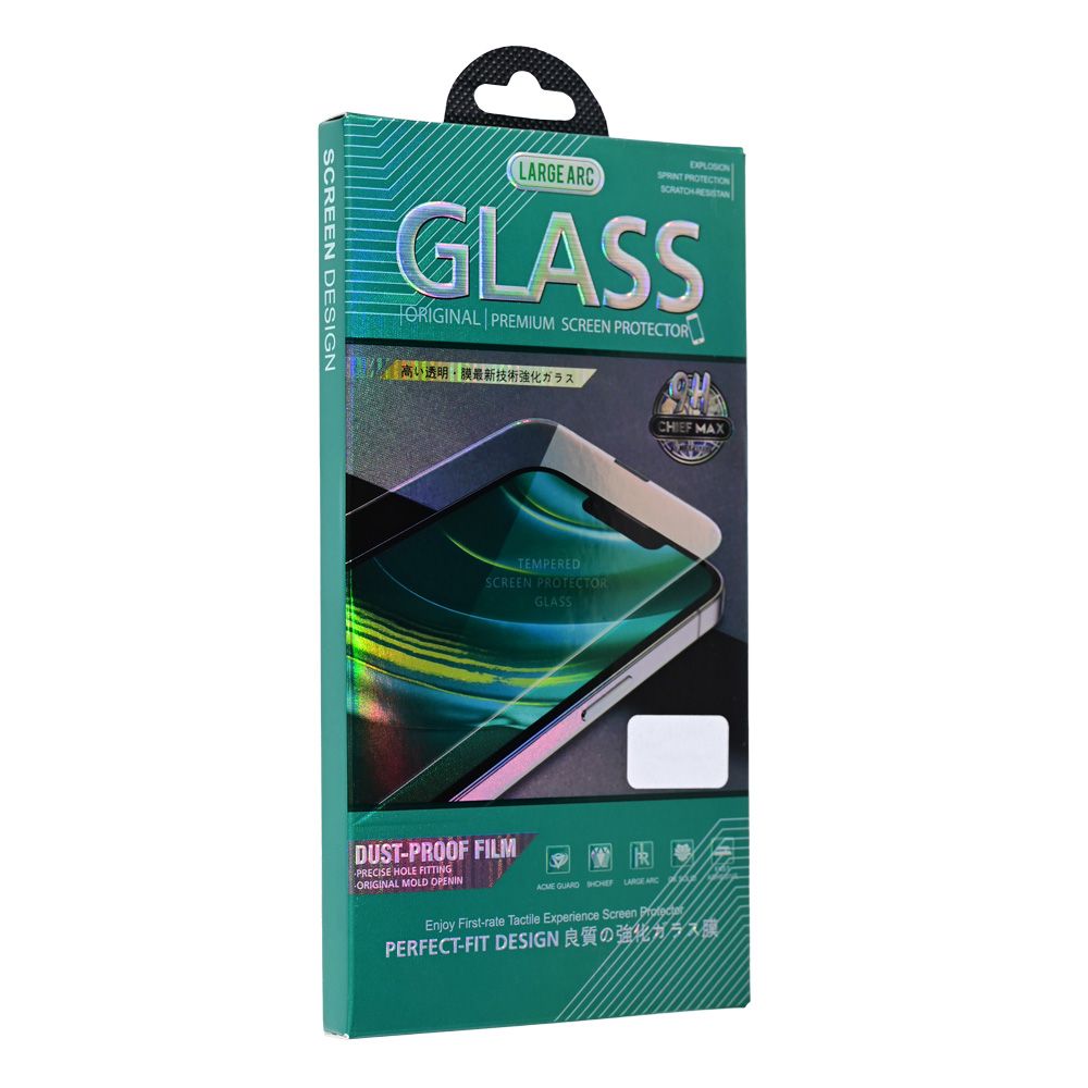 Zaštitno staklo za Apple iPhone 16 Pro Max — Tempered Glass 2.5D full glue, crna