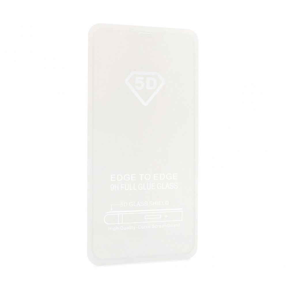 Zaštitno staklo za Apple iPhone XS Max — Tempered glass 5D, beli