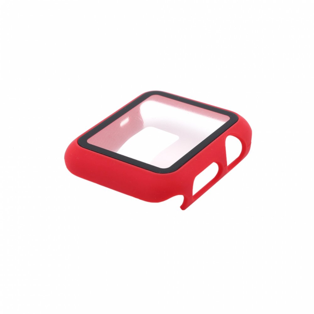 Zaštitno staklo — Tempered glass case za iWatch 38mm, crvena